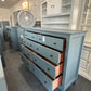 American signature dark blue dresser