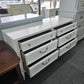 Stanley Regency white dresser