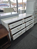 Stanley Regency white dresser