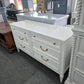 Stanley Regency white dresser
