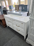 Stanley Regency white dresser