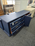 Stanley navy blue vintage dresser