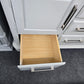 8 drawers 2 doors light gray dresser