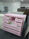 Pink cute dresser