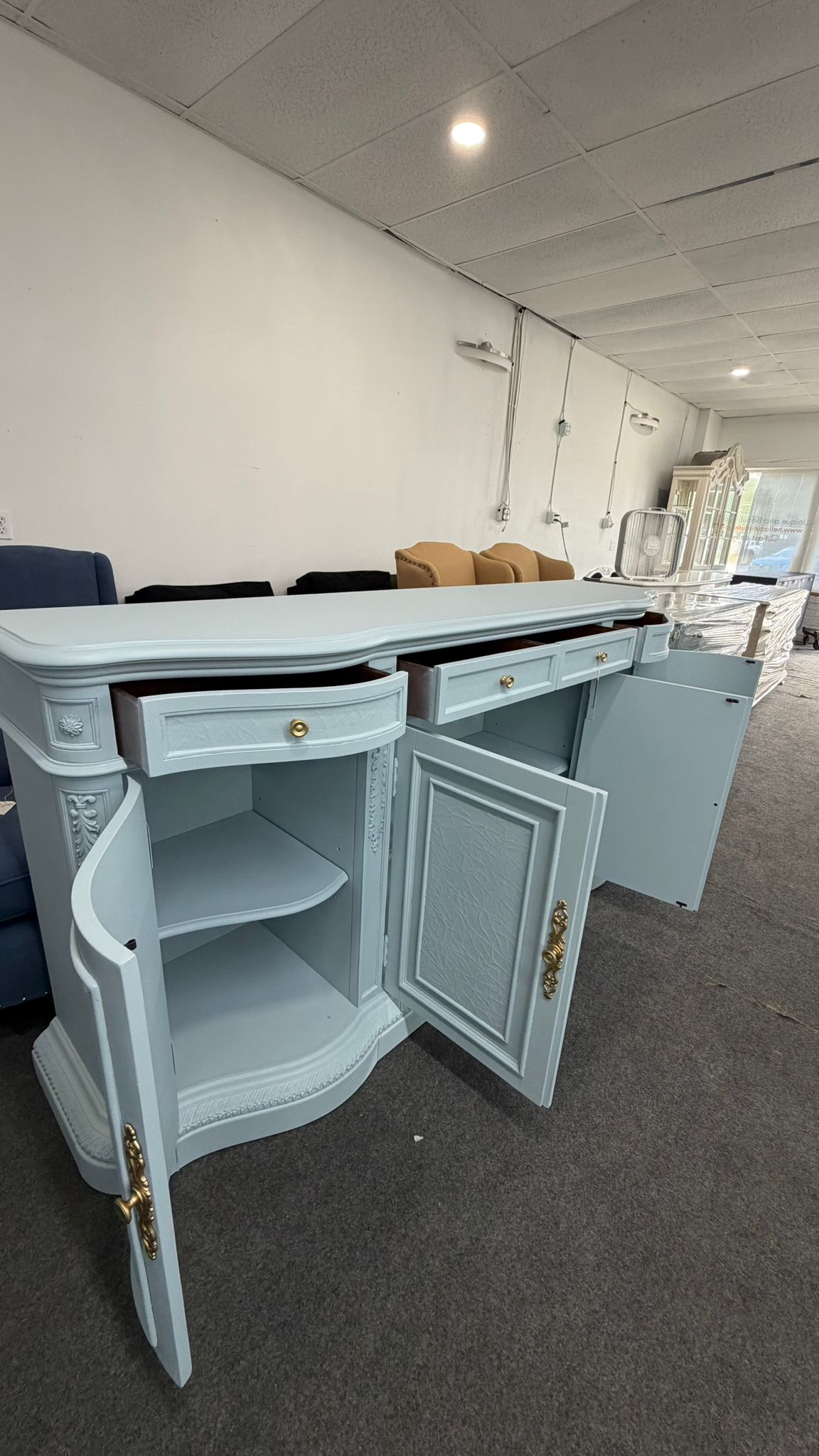 Seven seas baby blue sideboard