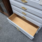 4 drawers blue/gray chest