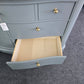 7 drawers green gray dresser