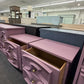 Purple vintage pair of nightstands