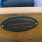 Solid wood pair of gray end tables