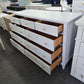 Bassett gray 9 drawers dresser