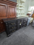 Vintage black dresser