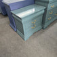 Green e drawers nightstand