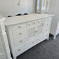 American signature white lacquered dresser