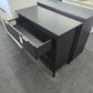 3 drawers black dresser