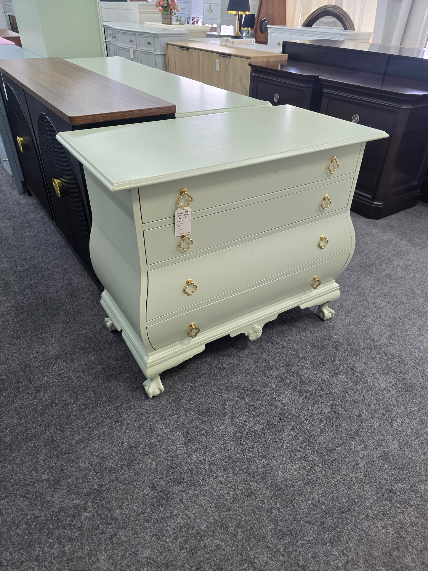 Baker furniture green cute dresser