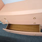 Forbidden City soft orange lacquered dresser