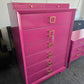 Hot pink gorgeous Michael Weiss tall chest