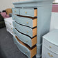 Broyhill teal tall chest