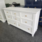 White lacquered "new classic" dresser