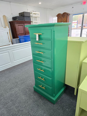 Ethan allen green lacquered lingerie chest