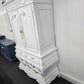 Thomasville white Distressed armoire