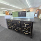 Solid wood black Distressed dresser