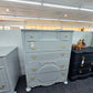 Antique blue Lacquered chest