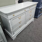 Lexington light blue 8 drawers dresser
