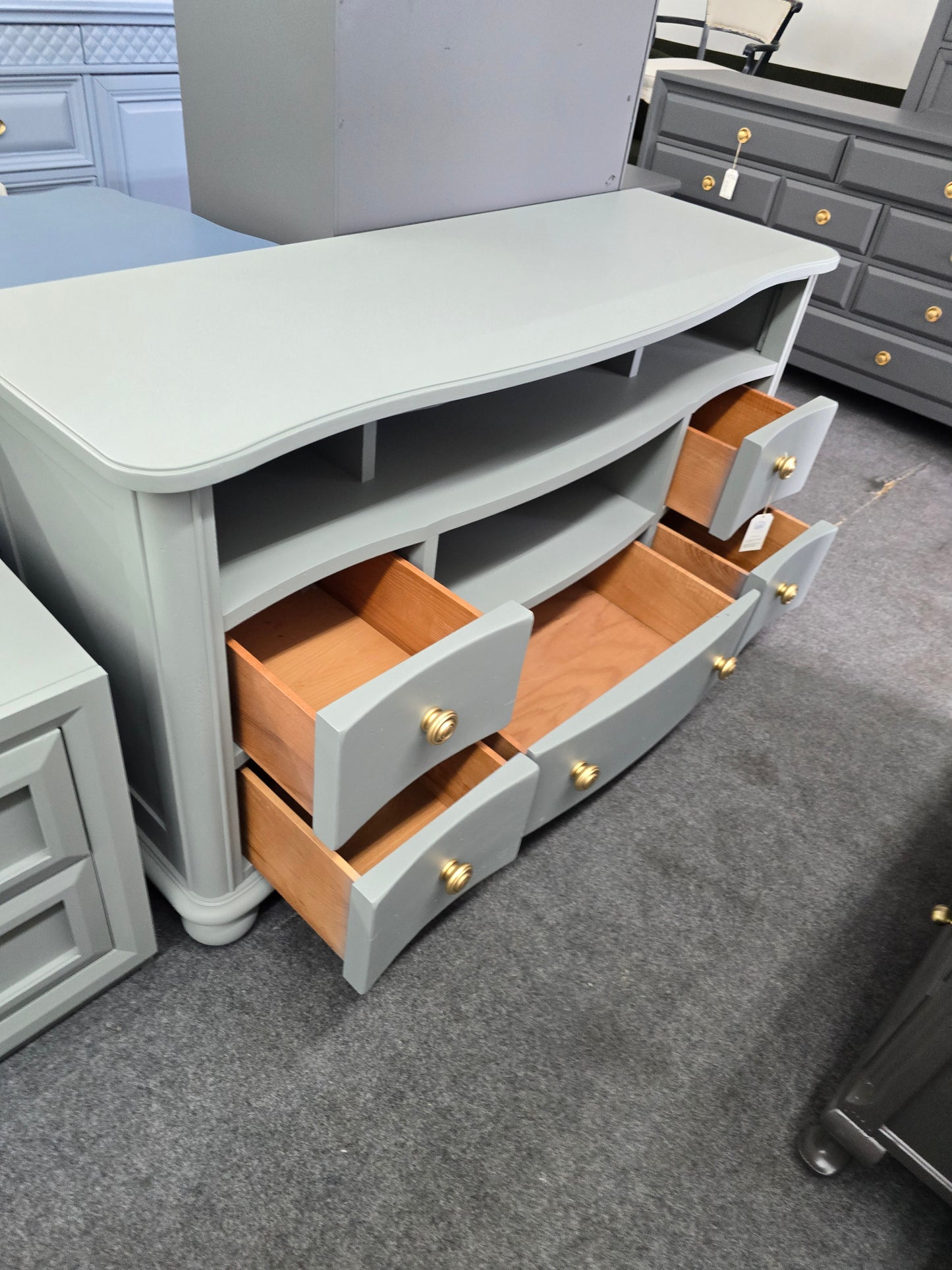 Stanley green tv stand