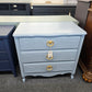 3 drawers small blue dresser