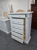 6 drawers gray chest