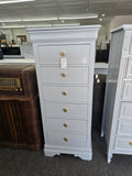 Lacquered blue lingerie chest