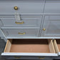 9 drawers 1 door icy dresser