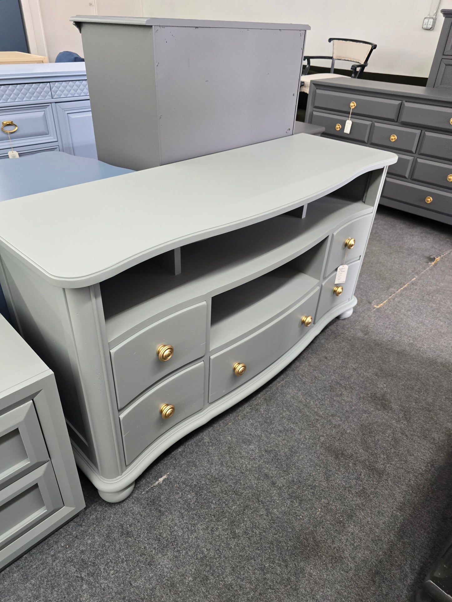 Stanley green tv stand