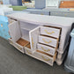 Solid wood purple dresser