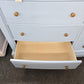 Blue Lacquered 9 drawers big dresser