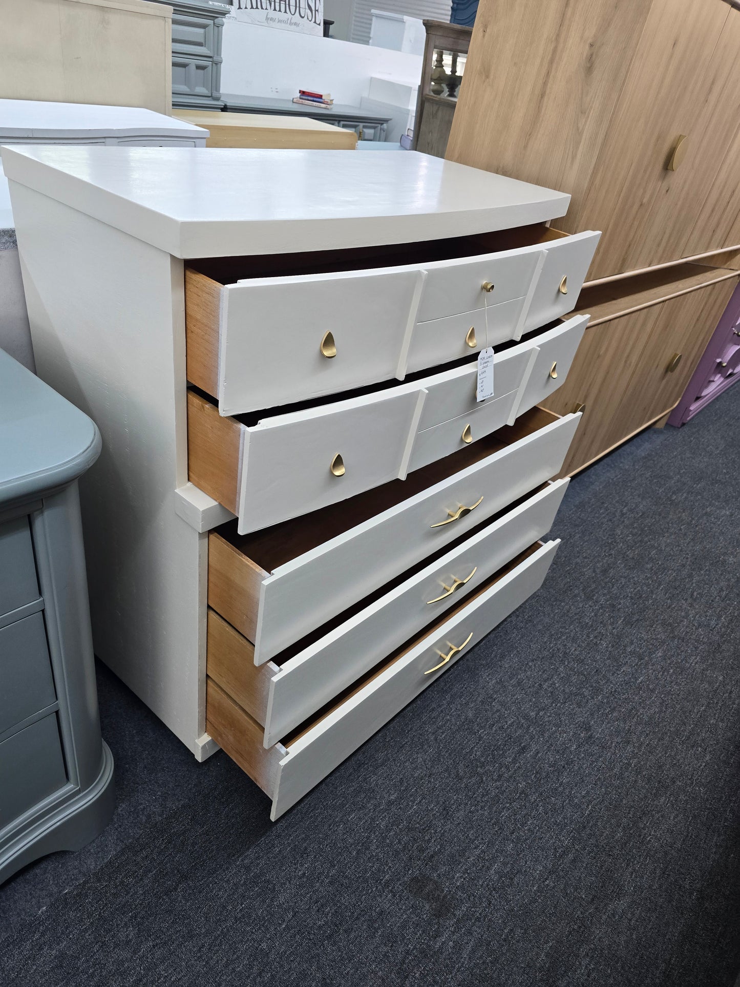 MCM cream chest