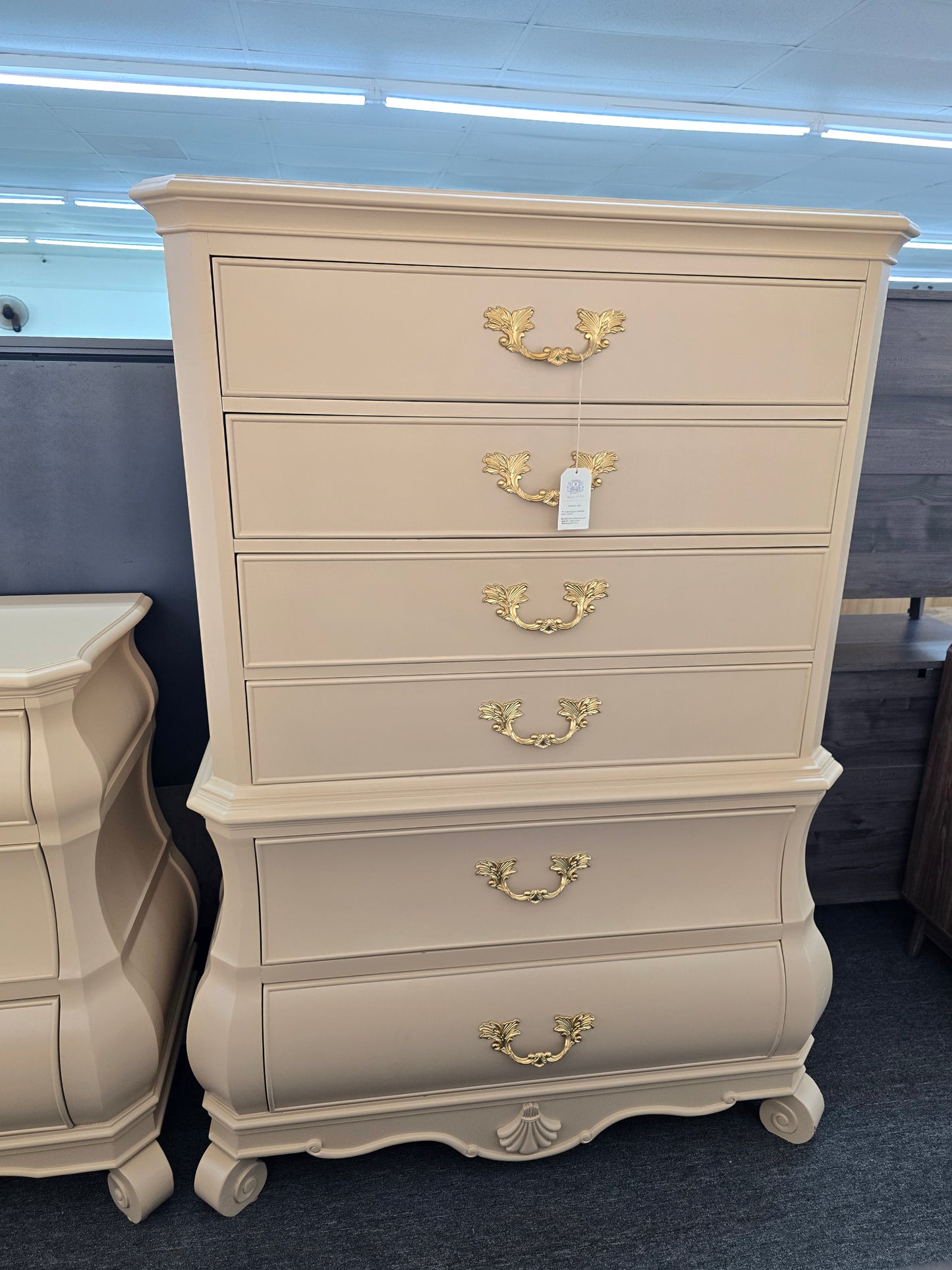 Bombay beige tall chest