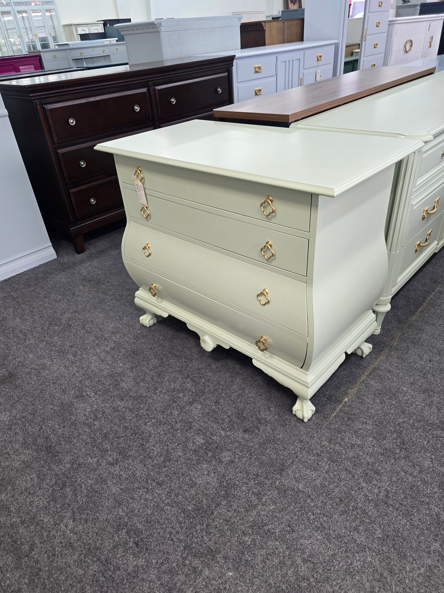 Baker furniture green cute dresser