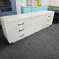 Hickory alabaster lacquered sideboard