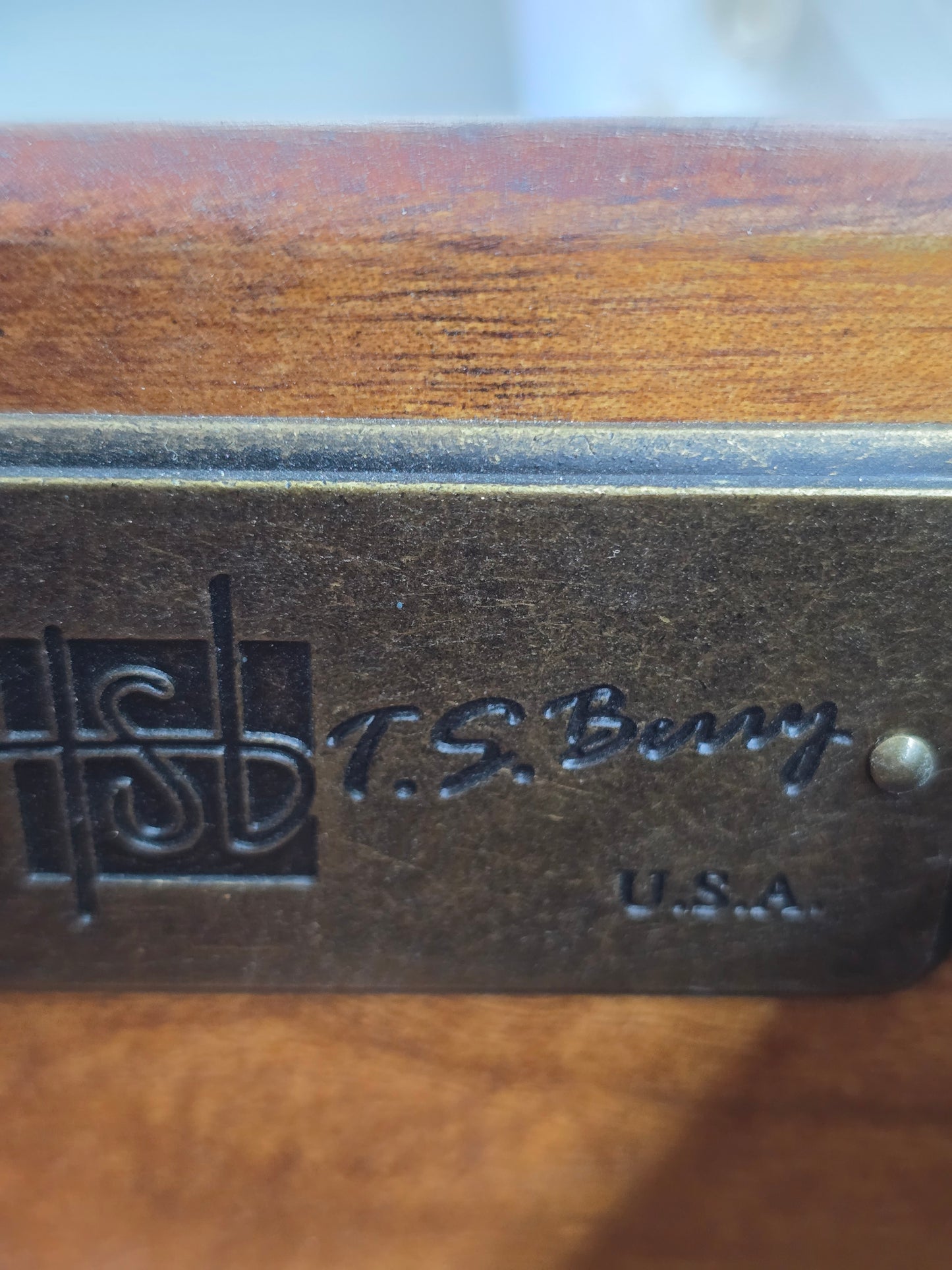 TS Berry green lacquered tall dresser