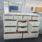American signature off white dresser