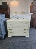 Waterfall Distressed creamy dresser