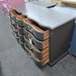 Drexel solid wood graphite serpentine dresser