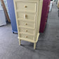 Pale yellow lacquered lingerie chest