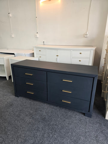 6 drawers inkwell dresser