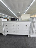 8 drawers white dresser