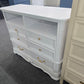 Cute white 5 drawers dresser/stand