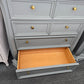 Liberty green gray lacquered chest