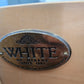 Baby blue solid wood WHITE FURNITURE  lacquer sideboard